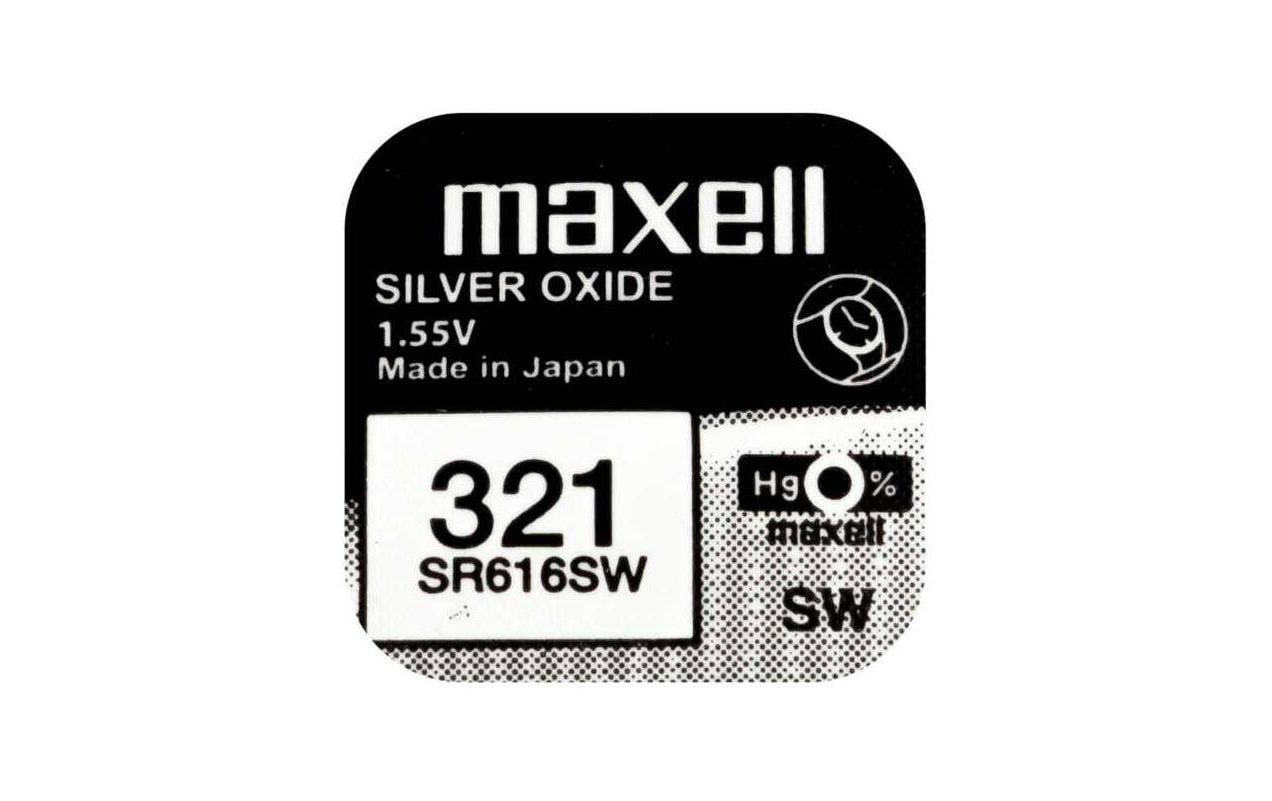 Maxell  Knopfzelle SR616SW, 10er Pack vergl. V321