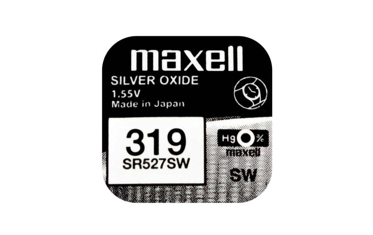 Maxell  Knopfzelle SR527SW, 10er Pack vergl. V319