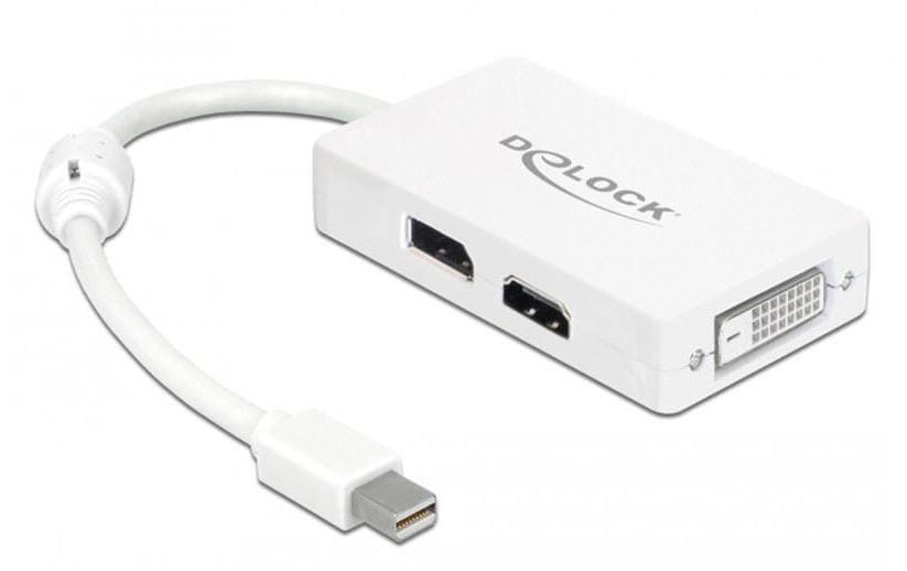 Monitoradapter Mini-DP zu HDMI/DVI/DP für MAC Notebook mit Mini-Displayport