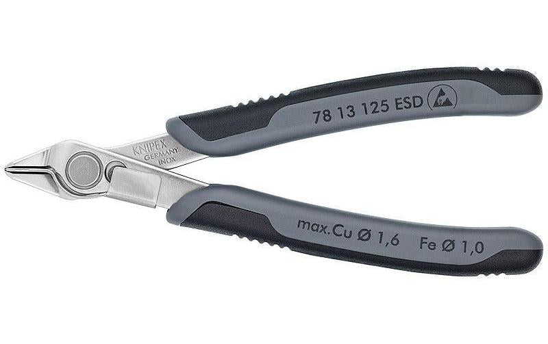 Knipex Electronic Super Knips ESD 125 mm mit Drahtklemme