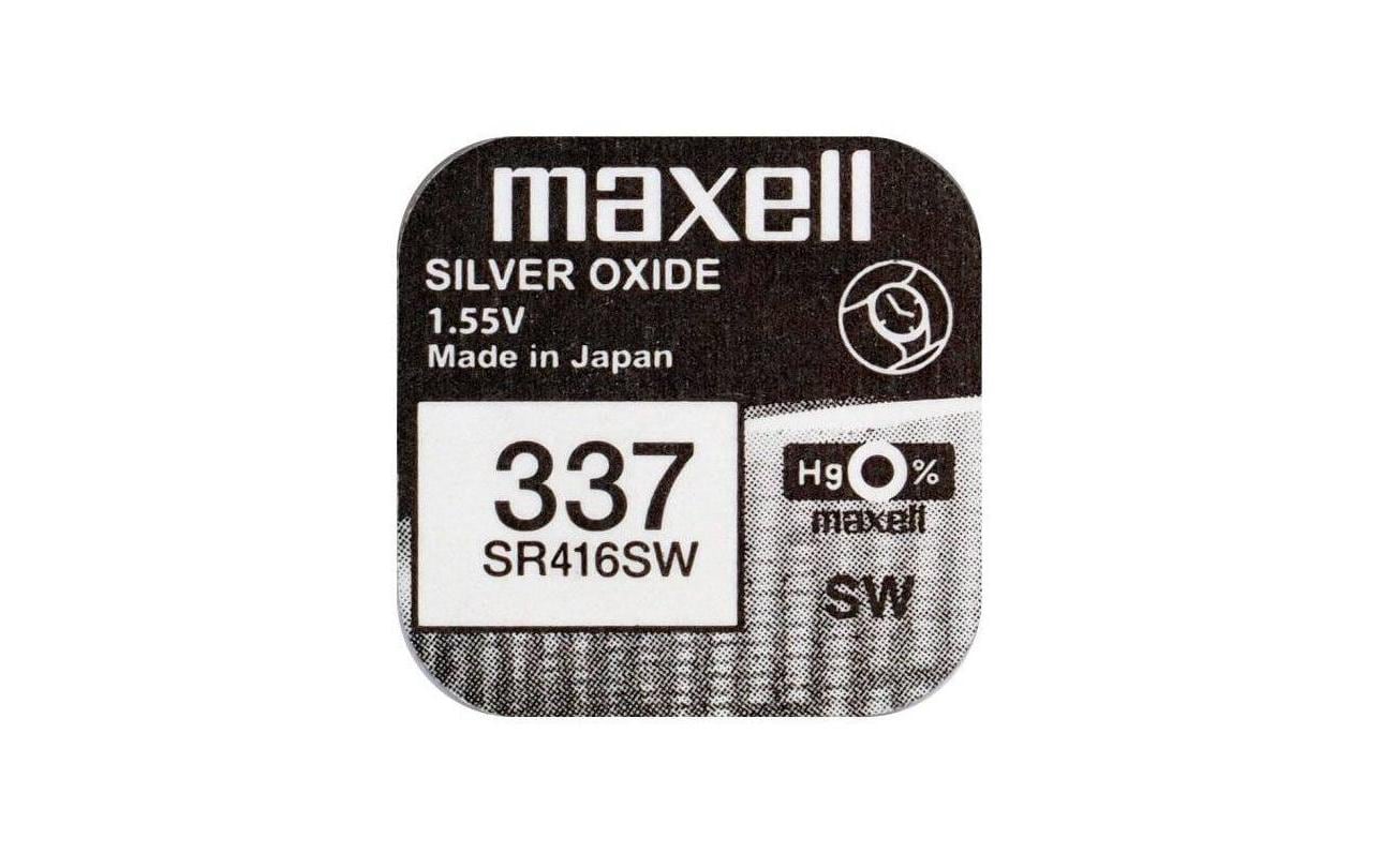 Maxell  Knopfzelle SR416SW, 10er Pack vergl. V337