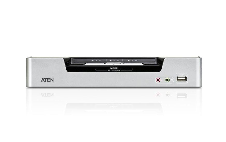 Aten CS1642: Dual-View DVI KVM Switch,2Port