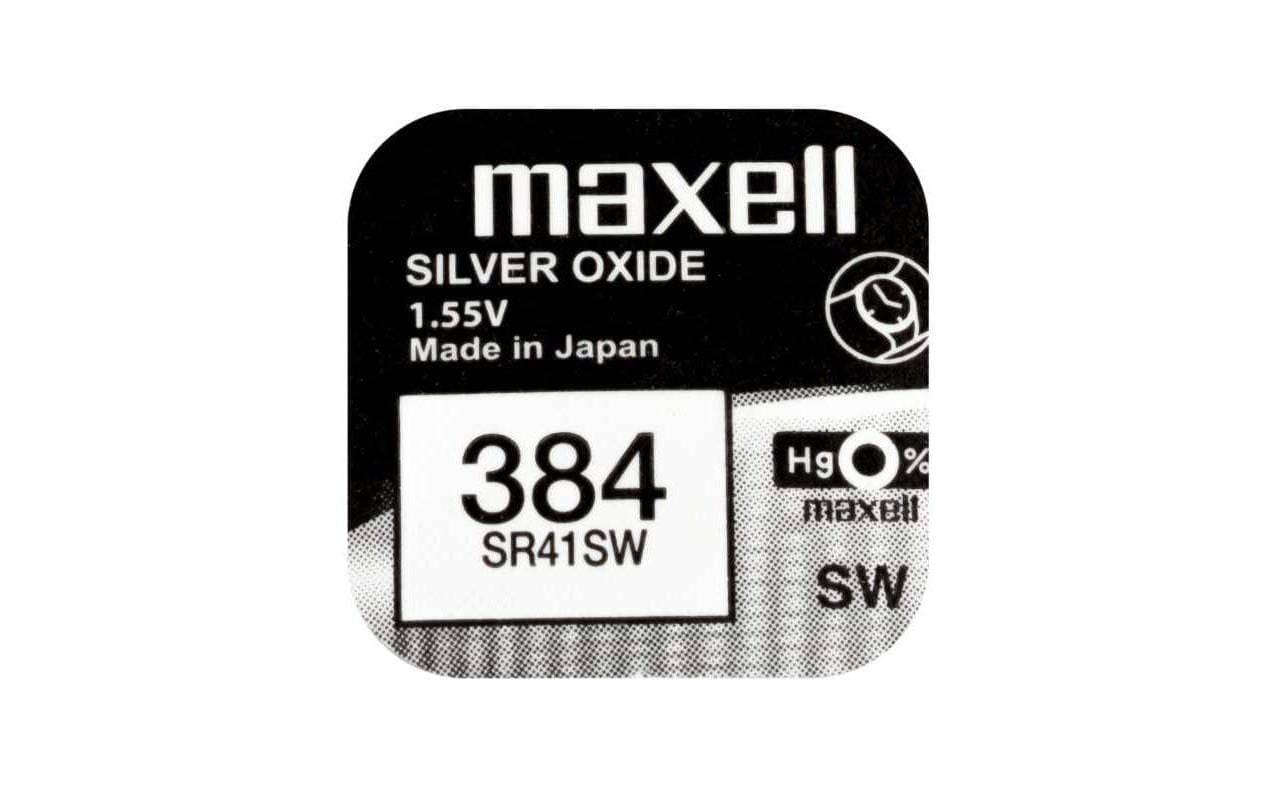 Maxell  Knopfzelle SR41SW, 10er Pack vergl. V384