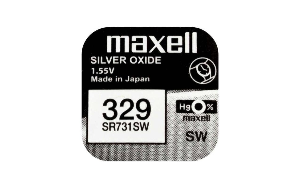Maxell  Knopfzelle SR731SW, 10er Pack vergl. V329