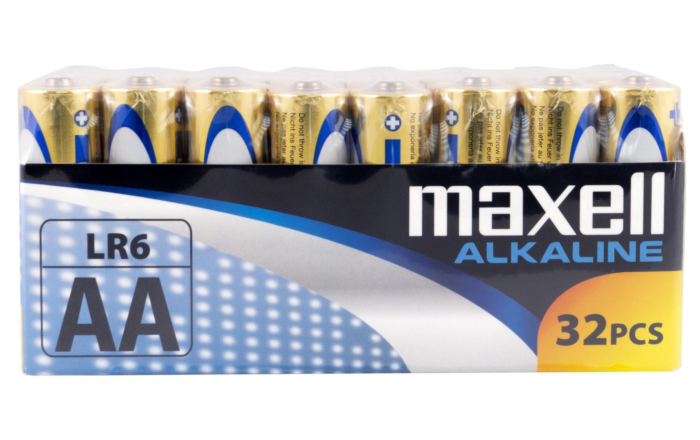 Maxell Batterie AA 32er Pack vergl. LR06, Shrink