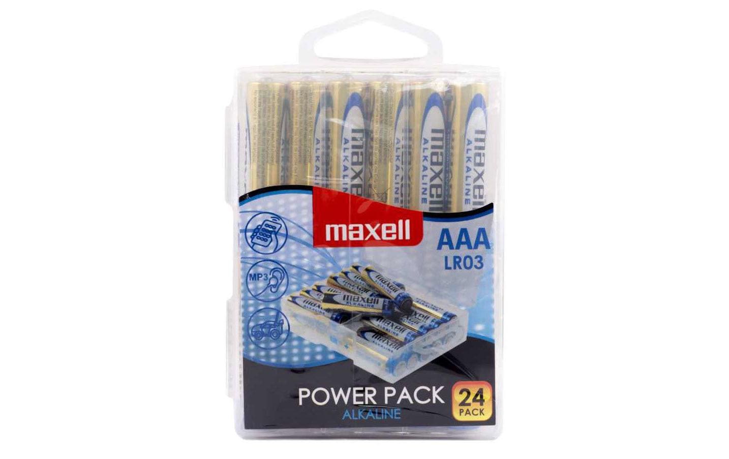 Maxell Batterie AAA 24er Pack vergl. LR03,
