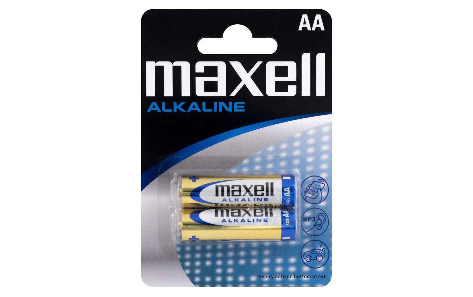 Maxell Batterie AA 2 Stück vergl. LR06, Blister