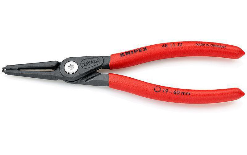 Knipex Präz.-Sicherungsringzange 180 mm grau atramentiert