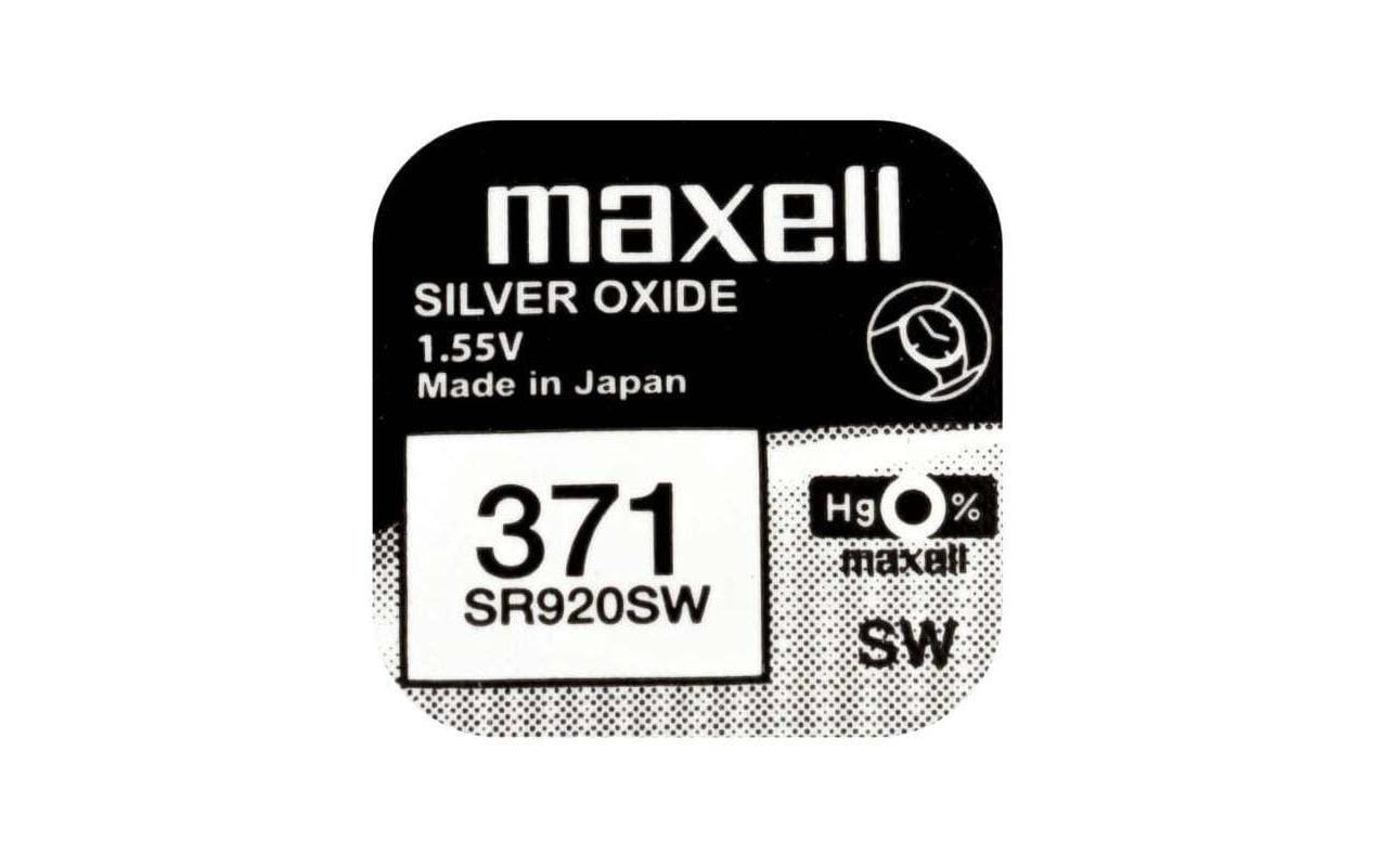 Maxell  Knopfzelle SR920SW, 10er Pack vergl. V371