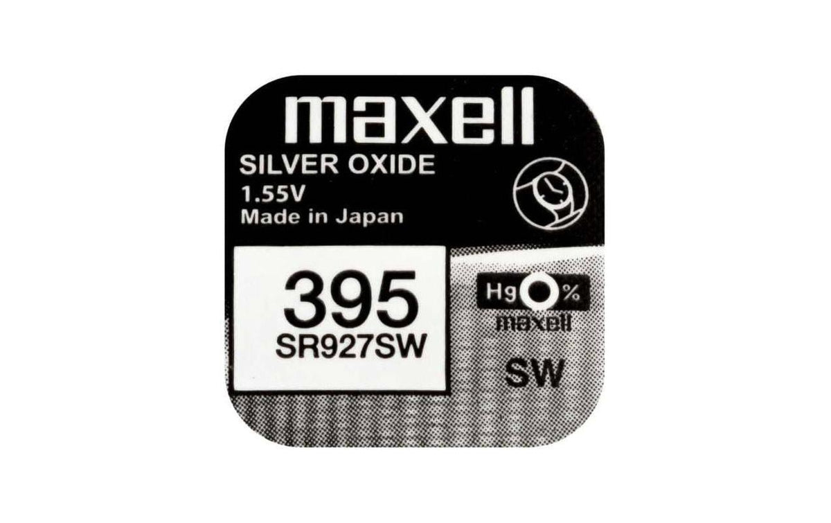Maxell  Knopfzelle SR927SW, 10er Pack vergl. V395