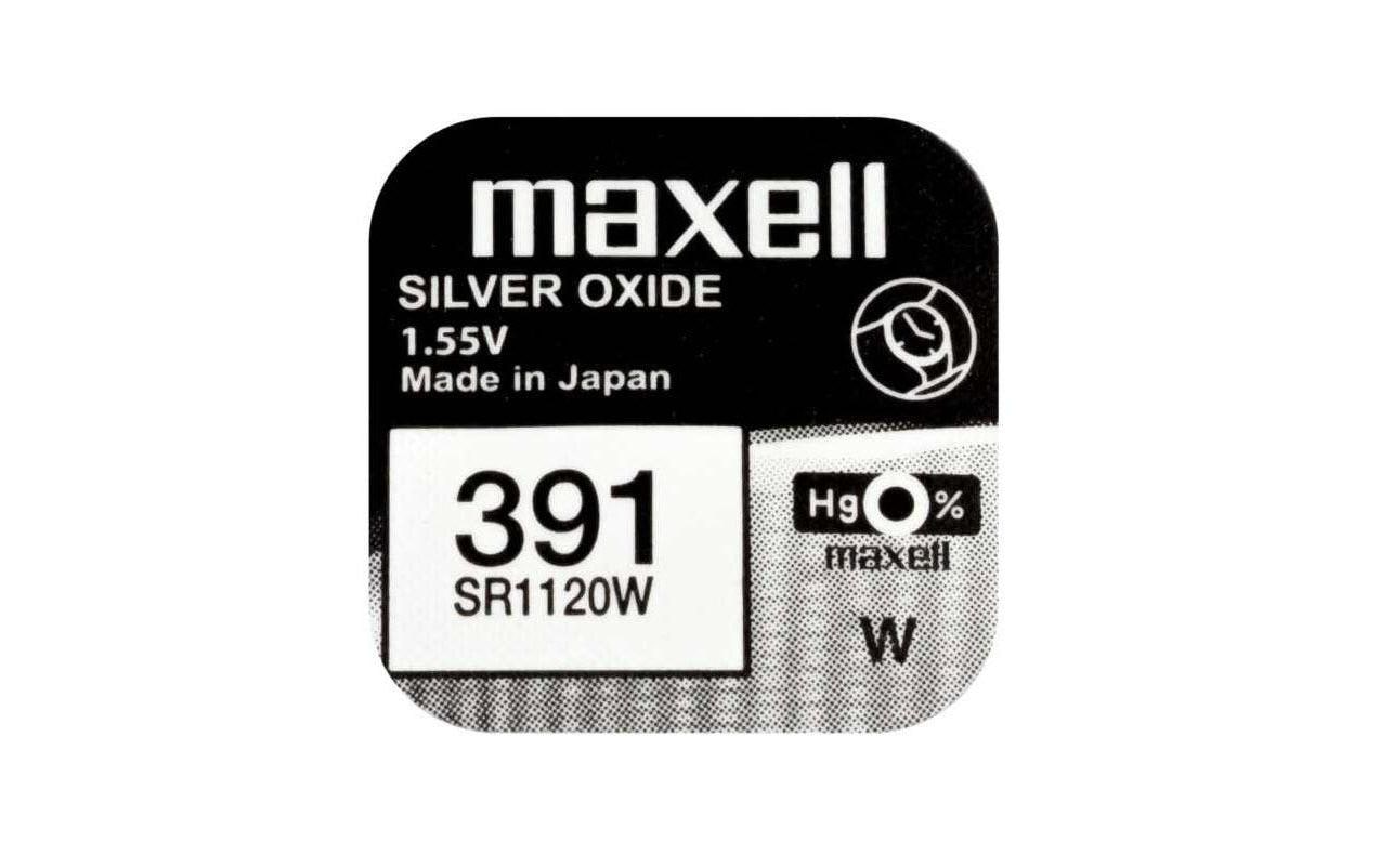 Maxell  Knopfzelle SR1120W, 10er Pack vergl. V391
