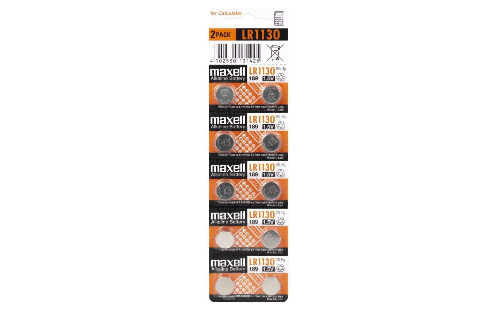 Maxell  Knopfzelle LR1130 10er vergl. V10GA