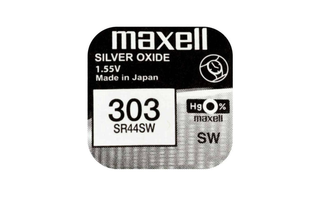 Maxell  Knopfzelle SR44SW, 10er Pack vergl. V303