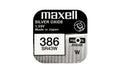Maxell  Knopfzelle SR43W, 10er Pack vergl. V386