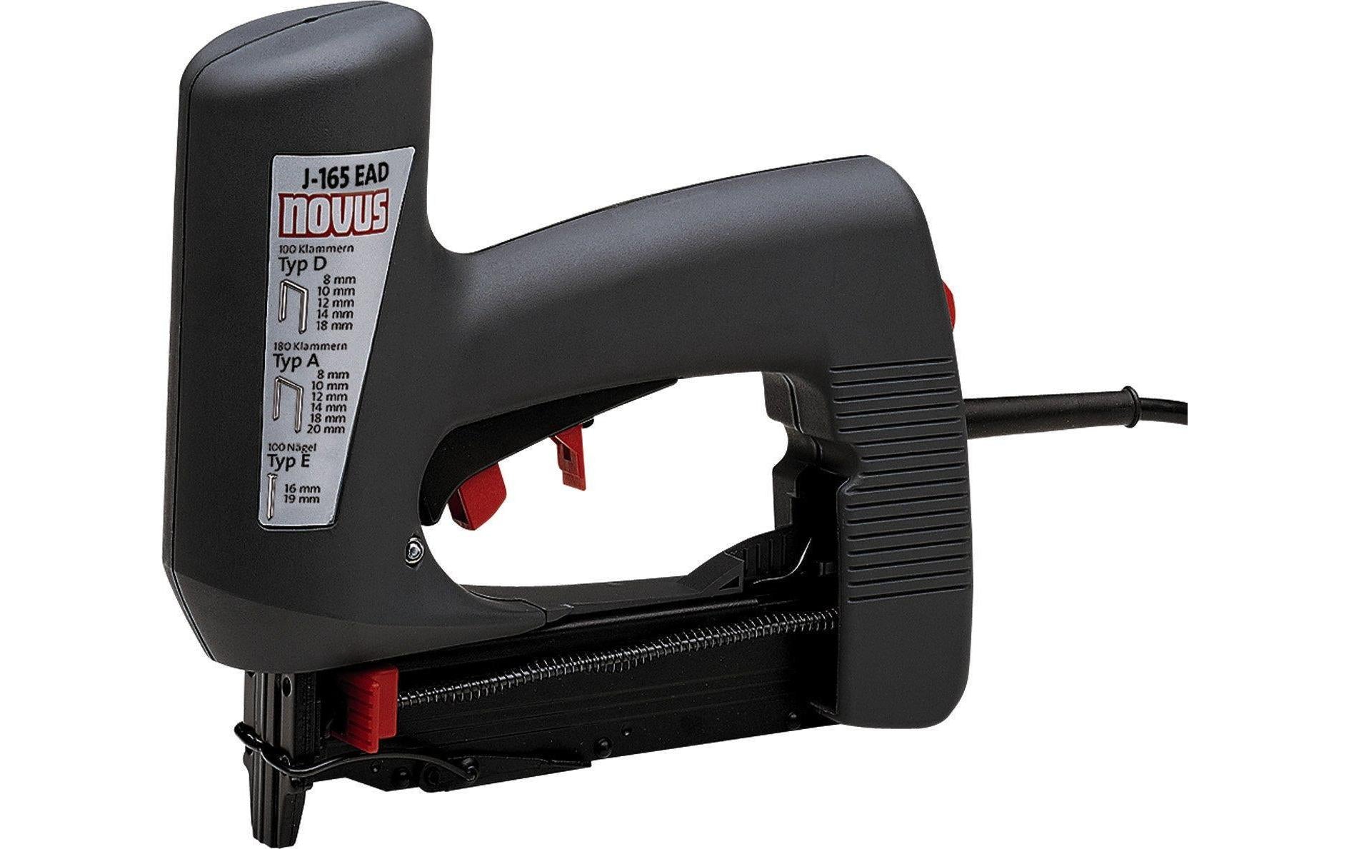 Novus Elektrotacker J-165 EAD Rückschlagarmer Universaltacker