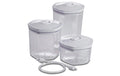 Solis Vakuumierbehälter sechseckig 3er Set (700 ml, 1400 ml und 2000 ml)