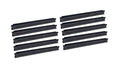 APC NetShelter Abdeckblende AR8136BLK, 10st 19", 1HE, schwarz, werkzeuglose Montage