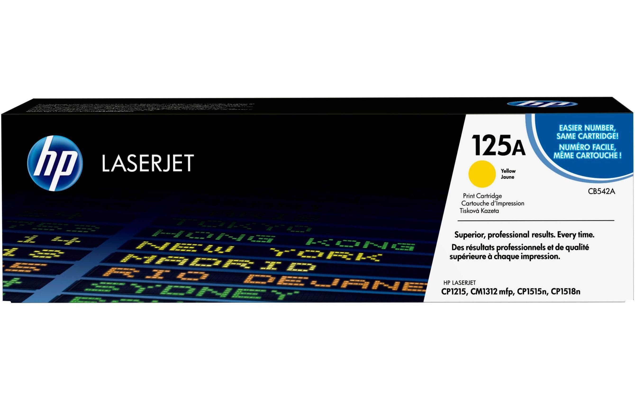 HP Toner 125A - Yellow (CB542A) Seitenkapazität ~ 1'400 Seiten
