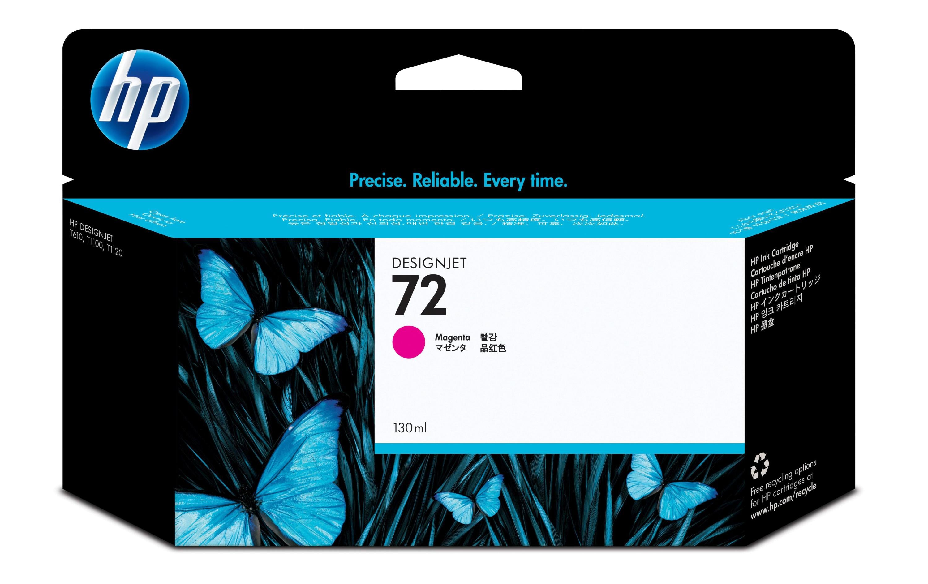 HP Tinte Nr. 72 - Magenta (C9372A) Tintenvolumen 130ml