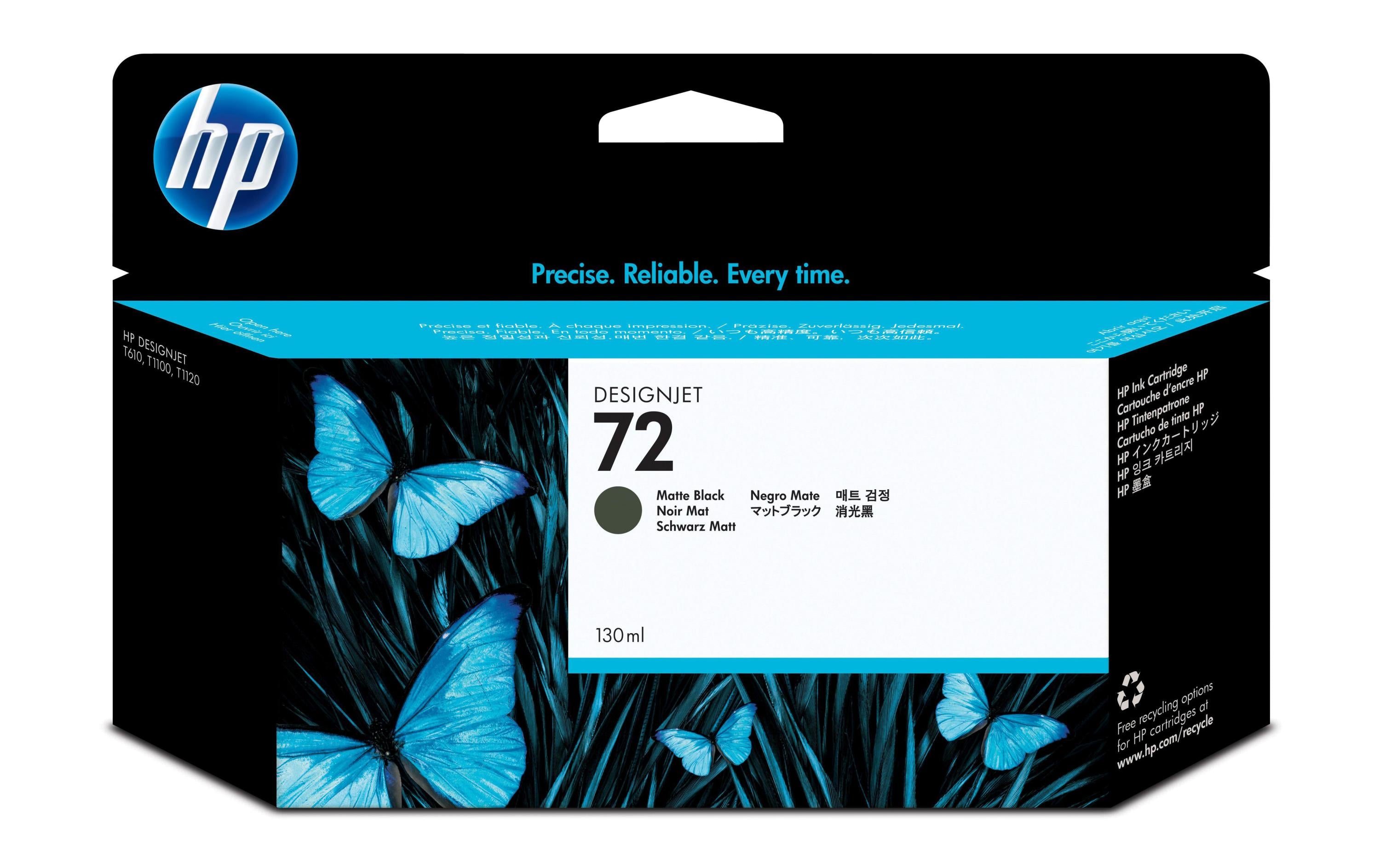 HP Tinte Nr. 72 - Black matte (C9403A) Tintenvolumen 130ml