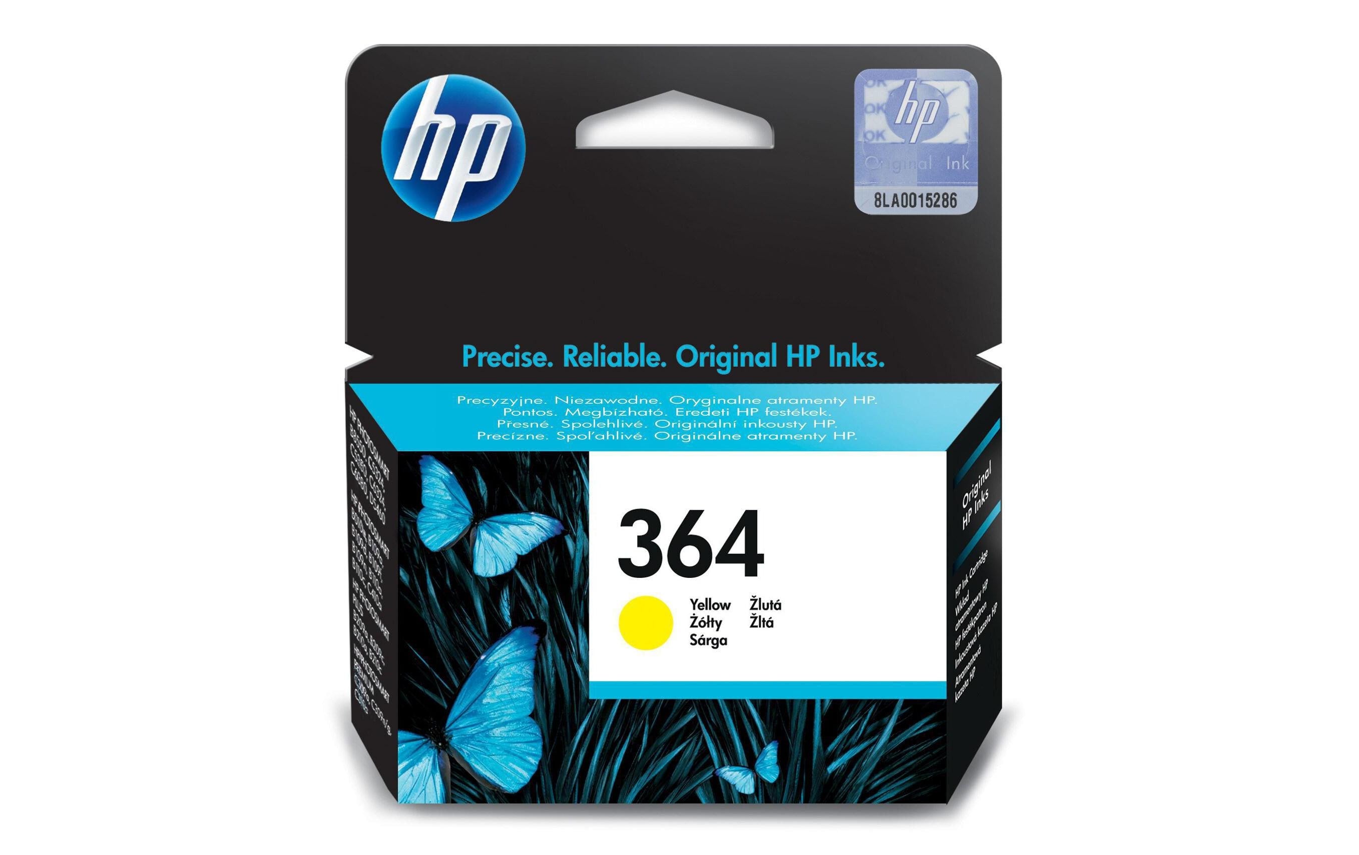 HP Tinte Nr. 364 - Yellow (CB320EE) 3ml, Seitenkapazität ~ 300 Seiten