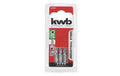 kwv Schraubendreher-Bit 1/4" Torx T30 25 mm, 3-teilig