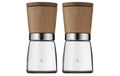WMF Gewürzmühlen-Set 2-teilig Ceramill Nat. Holz Keramikmahlwerk, Edelstahl Crom. 18/10