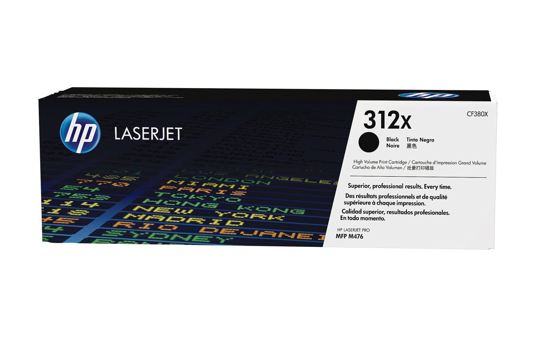 HP Toner 312X - Black (CF380X) Seitenkapazität ~ 4'400 Seiten