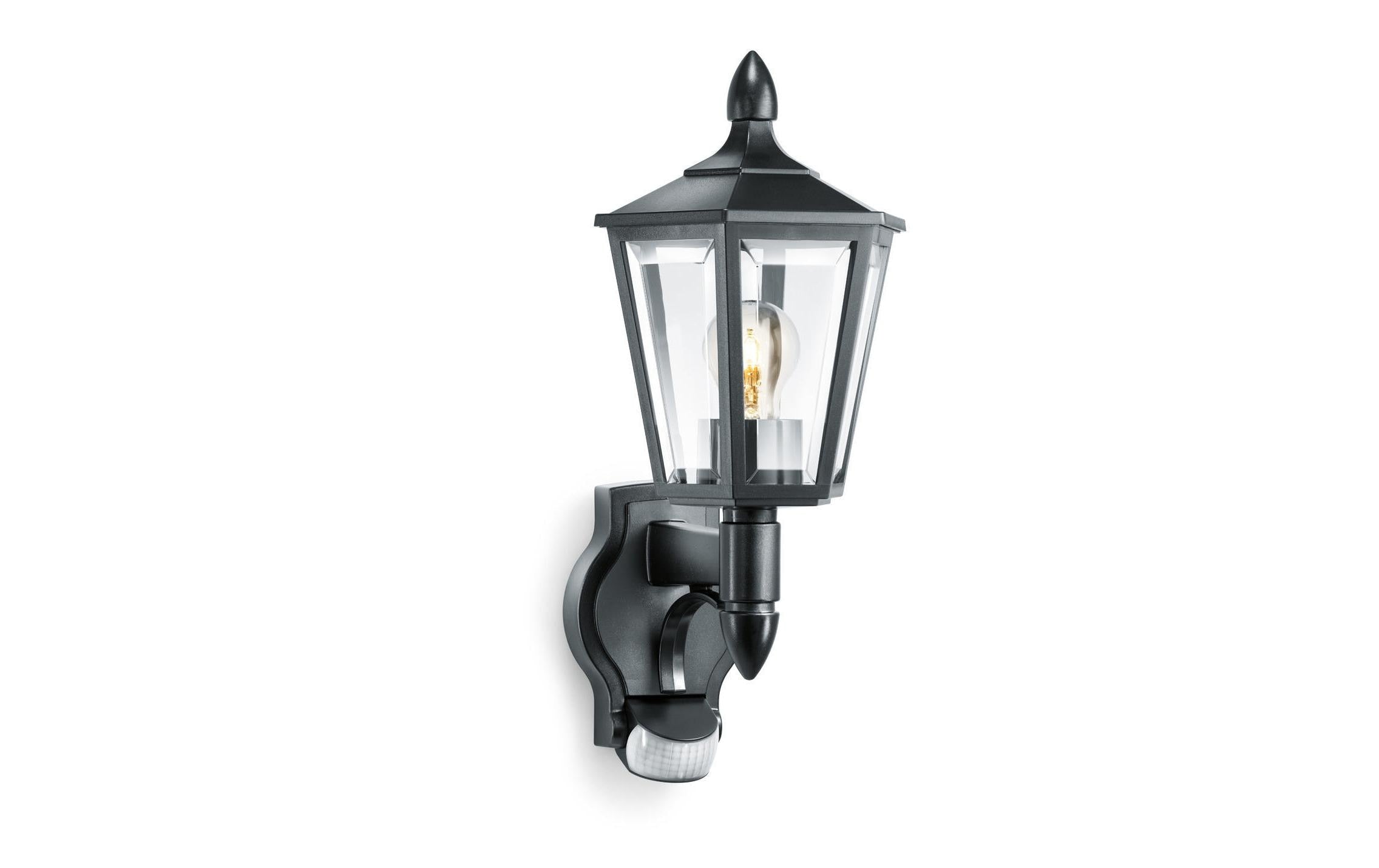 Steinel Sensorlampe L 15 S, schwarz E27, max. 60W, 180°, 10m