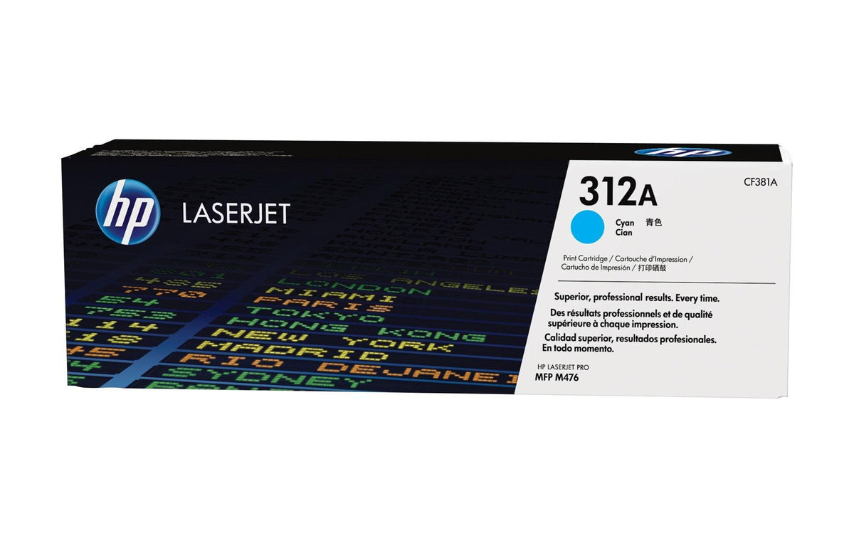 HP, Toner Nr. 312A (CF381A) Cyan Seitenkapazität ~ 2'700 Seiten