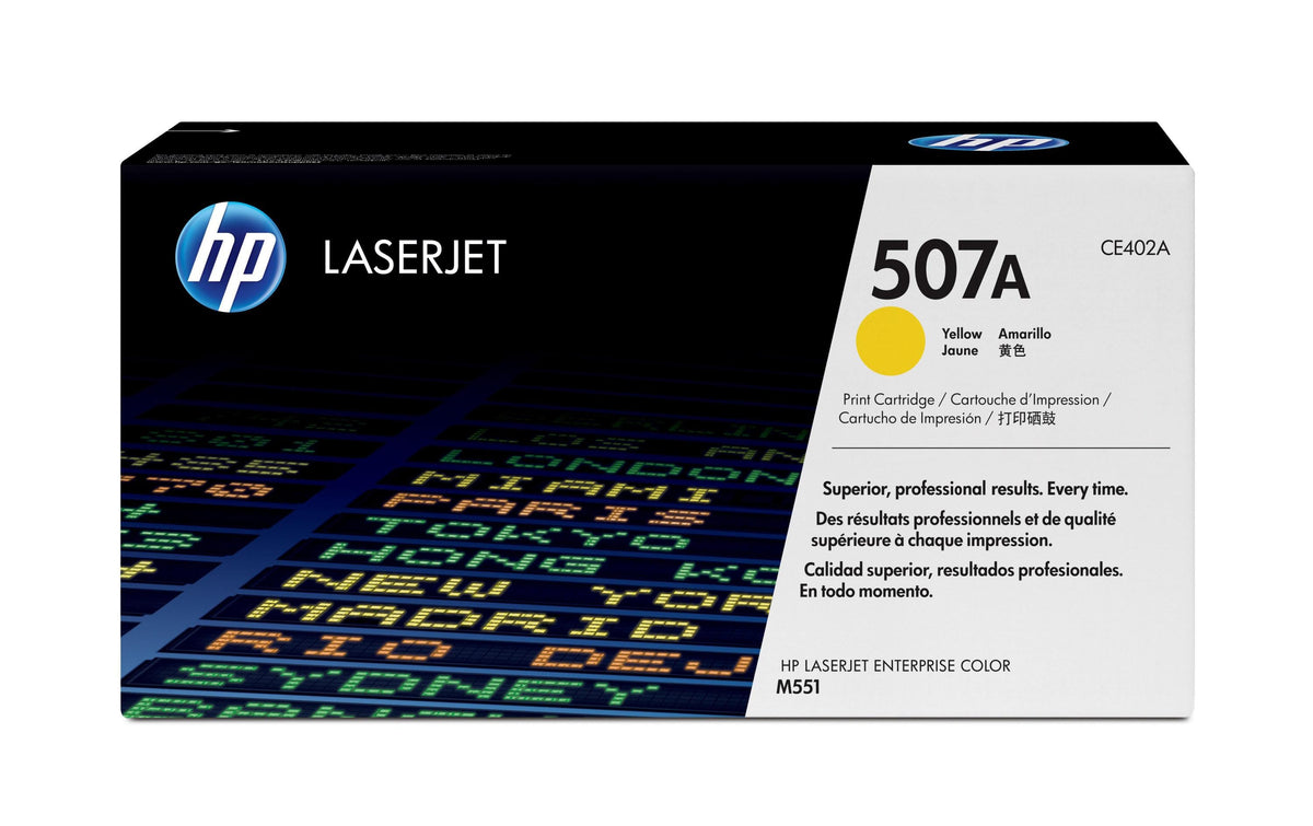 HP, Toner Nr. 507A (CE402A) Yellow Seitenkapazität ~ 6'000 Seiten