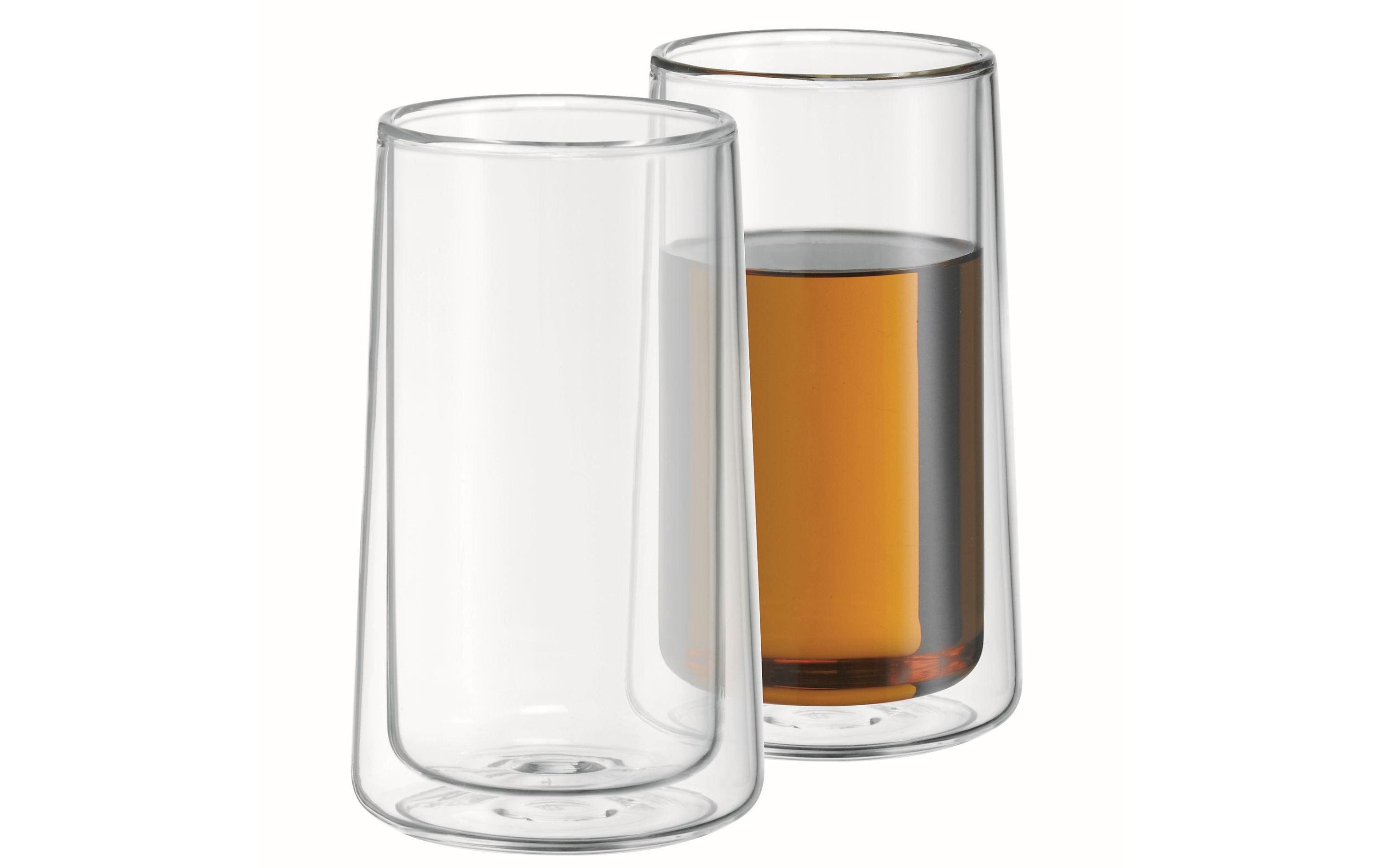 WMF Glas doppelwandig, 2er Set hitzebestäniges Glas, V 270 ml
