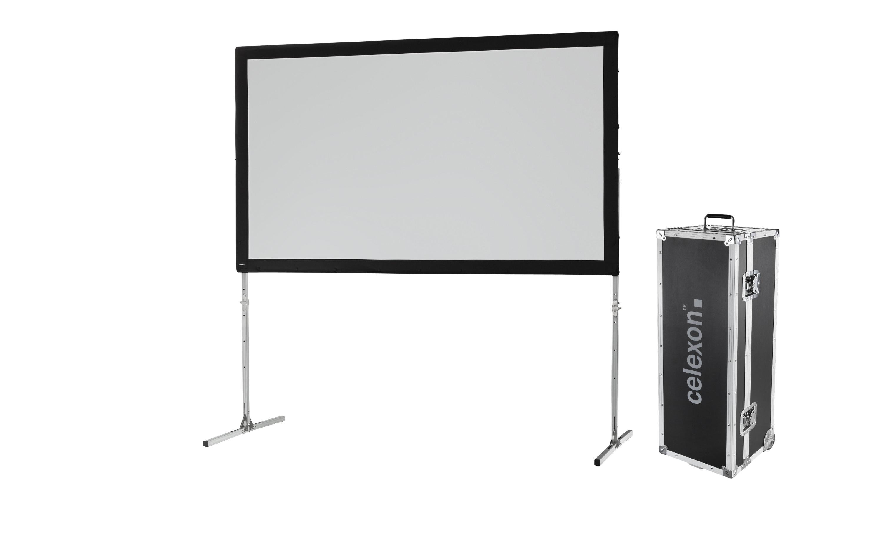Celexon, Mobil Expert, Leinwand, 16:9 Faltrahmen, 366x206cm, Frontprojektionstuch