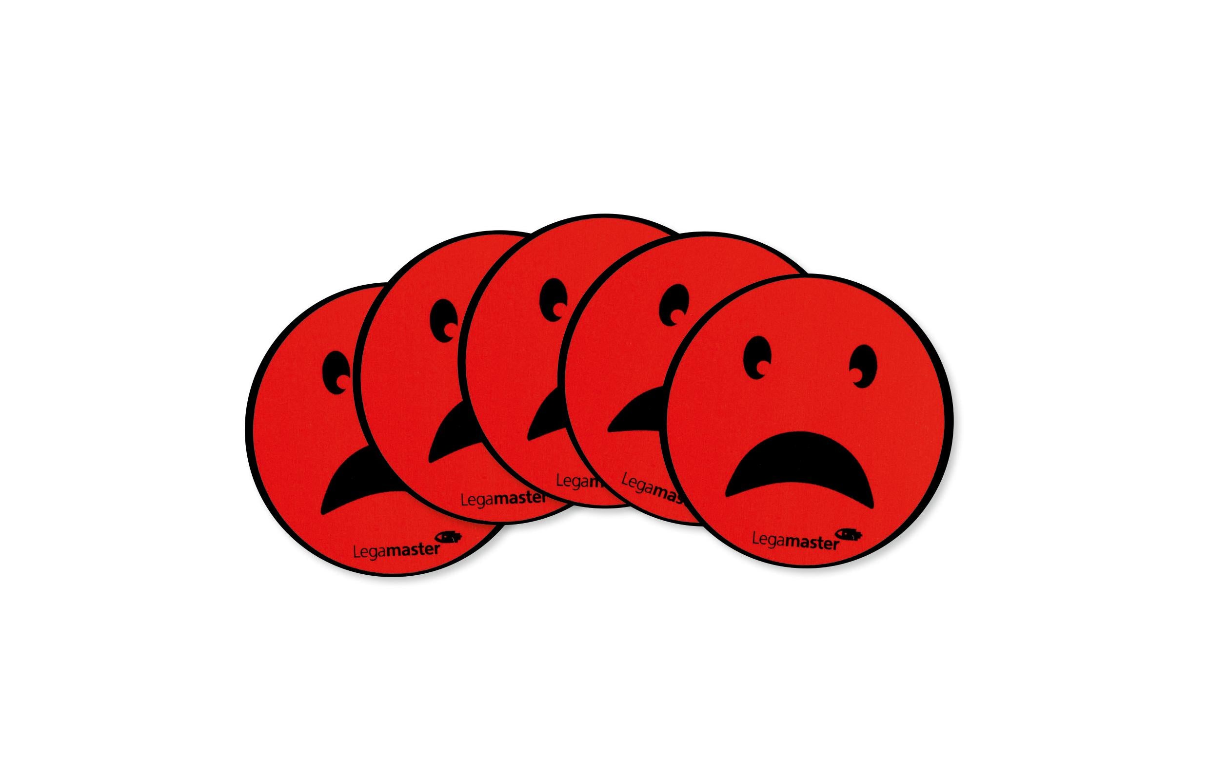 Legamaster Emoticon Magnete traurig 50mm 5 Stk.