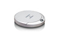 Lenco CD-201, CD / MP3 Player, silber portabel, inkl. Kopfhörer