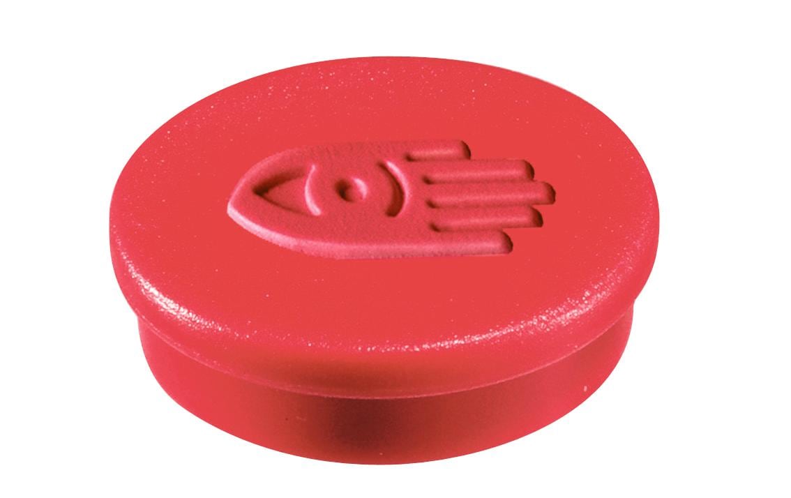 Legamaster Haftmagnete 30mm rot 10 Stk. Haftkraft ca. 850g