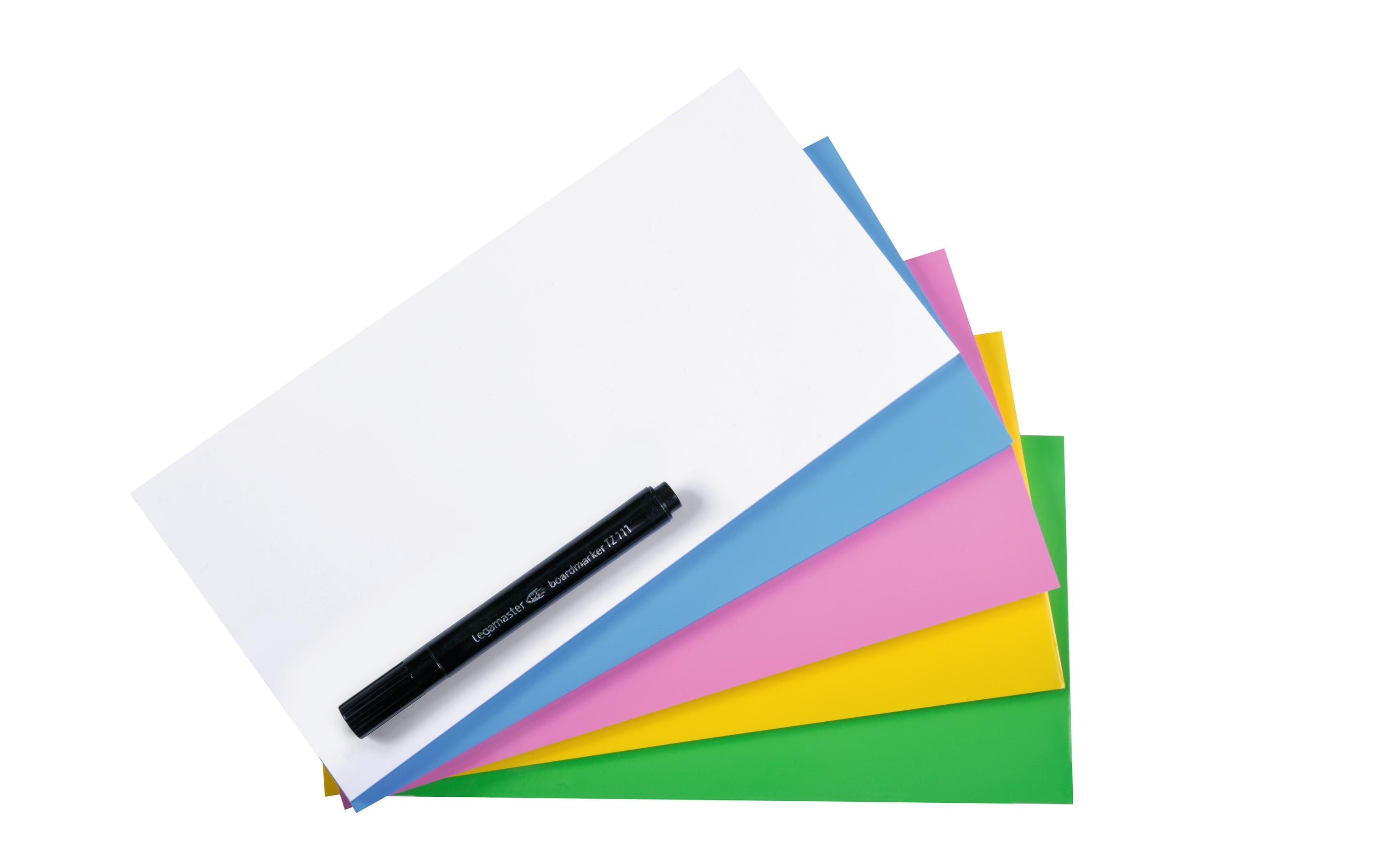 Legamaster MagicChart Notes 10x20 assort. 250 Stk. statische Haftung