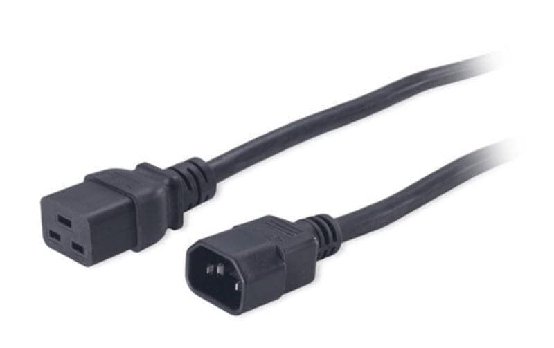 APC USV-Stromkabel, 10A IEC320 C14 zu C19 Eingang C14, Ausgang C19, Kabellaenge 1.98m