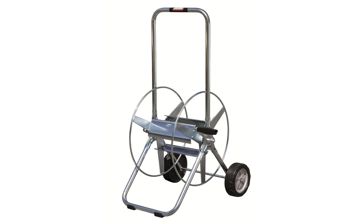 ALBA Schlauchwagen Silver Serie II Komplett aus Stahl, 3/4" Wasseranschluss