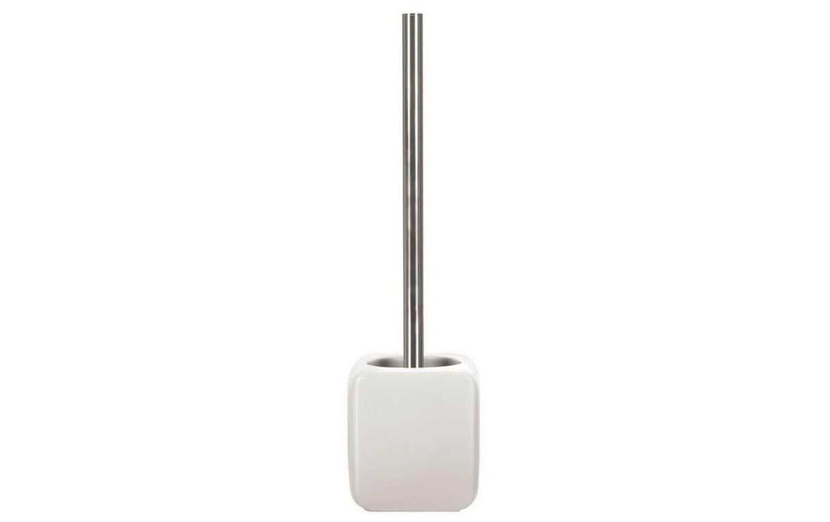 Kleine Wolke Toilettenbürste Cubic Weiss, Grösse 10.8x38cm, Steinzeug