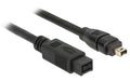 Kabel FireWire IEEE 1394B 9Pol/4Pol, 1Meter