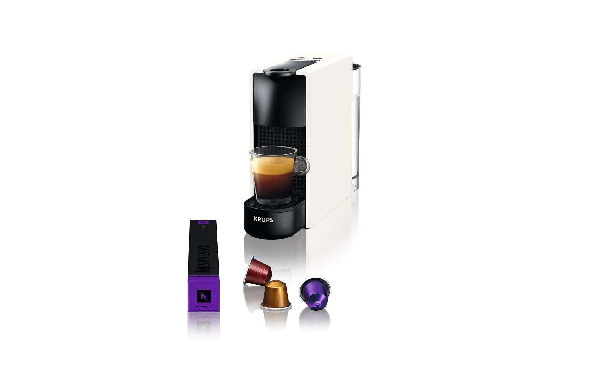 Krups Nespressomaschine XN1101 Essenza Mini Weiss