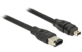 Kabel FireWire IEEE 1394B 6Pol/4Pol, 1Meter 400Mbps, Firewire A