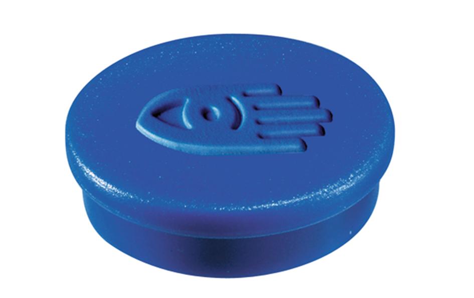 Legamaster Haftmagnete 20mm blau 10 Stk.  Haftkraft ca. 250g