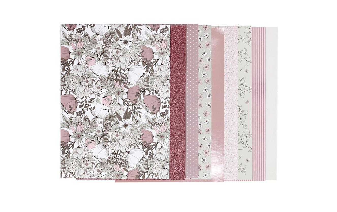 Creativ Company Designpapier 24 Blatt,  21x30 cm, 128 g/m2