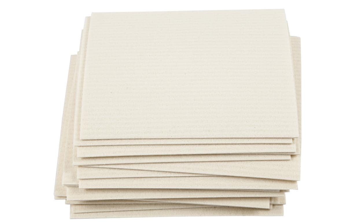 Creativ Company Geschirrtuch creme 20 Stück, 17 x 19.5 cm