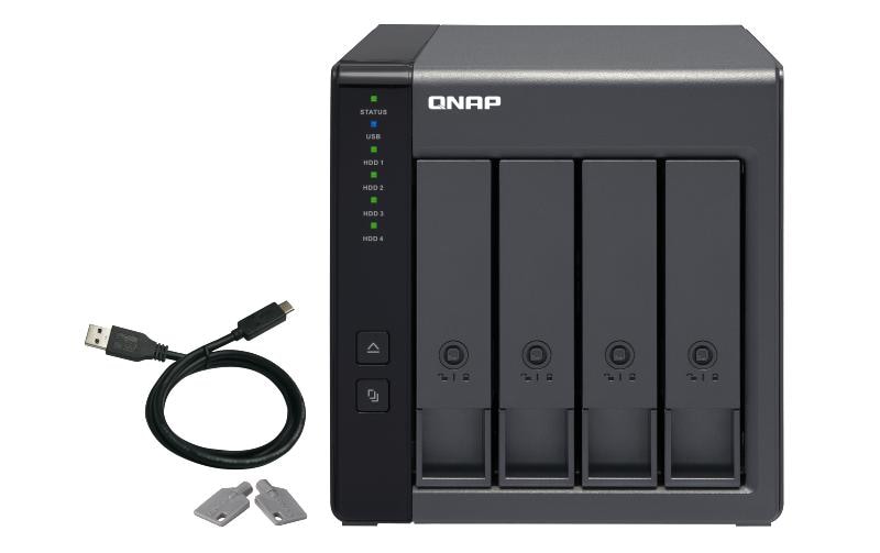 QNAP Rackmount USB3 Erweiterungsgehäuse 4-bay, 3.5" SATA HDD