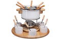 Nouvel Fleischfondue-Set Larissa 23 teilig, Emaille, Ø 15cm, Induktion