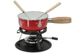 Nouvel Käsefondue Set Hirsch-Paar 5 teilig, für 2 Per, Ø 16cm, Emaille indukt
