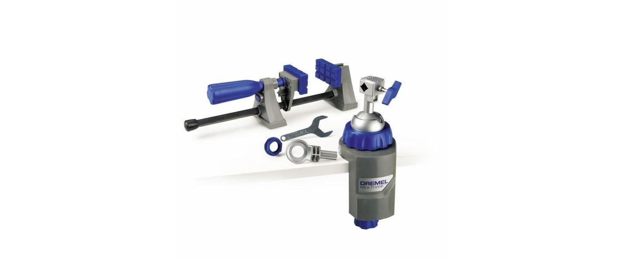 DREMEL 3-in-1 Multi-Schraubstock 2500 Schraubstock, Schraubzwinge, Gerätehalte